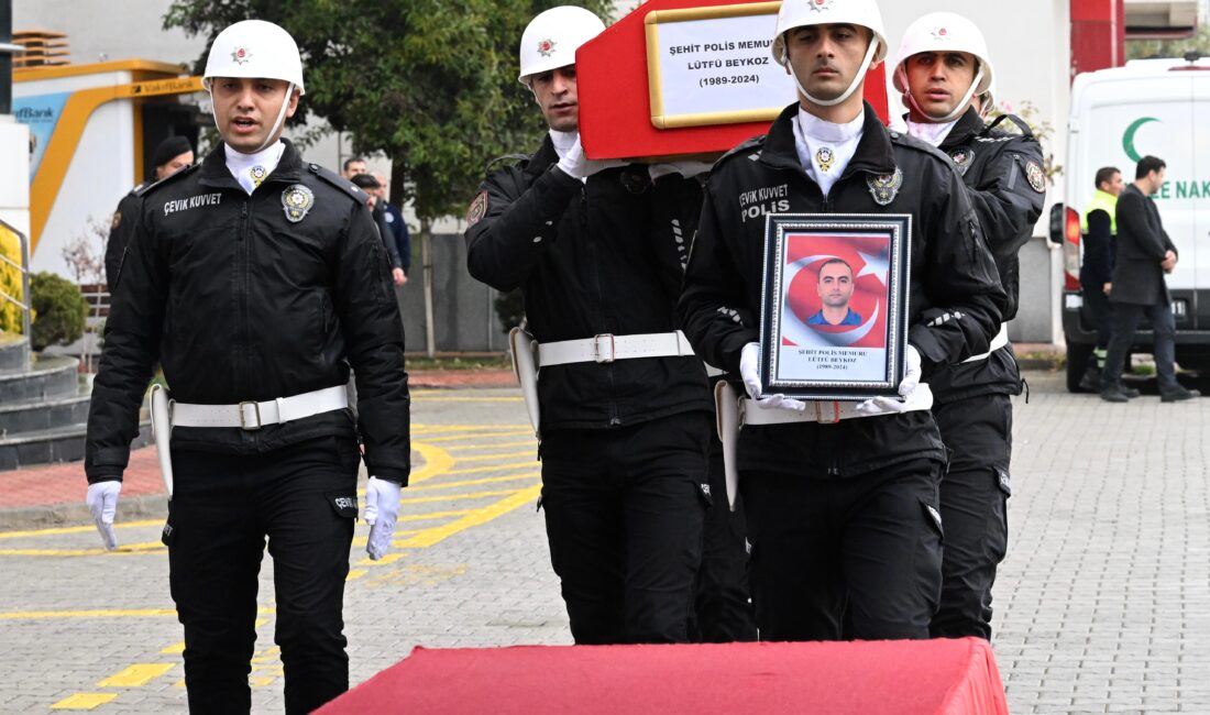 Memleketi Malatya'da şehit olan polis memuru Lütfü Beykoz son yolculuğuna