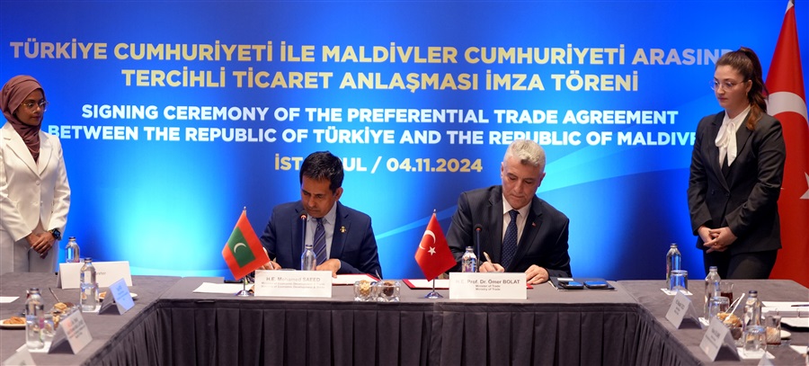 Ticaret Bakanı Ömer Bolat, Tercihli Ticaret Anlaşması'nın içeriğine dikkati çekerek,