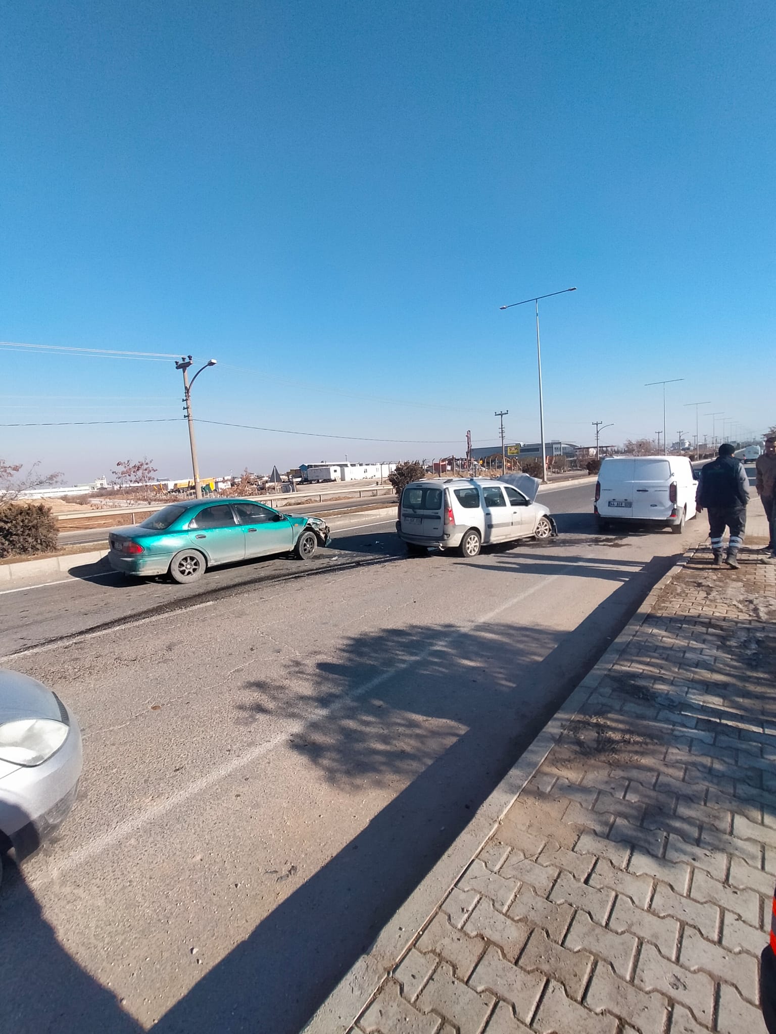 Malatya'nın Yeşilyurt ilçesinde meydana gelen kazada 1 kişi yaralandı. 