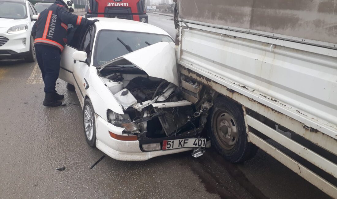 Malatya'da Anayurt Bulvarında kaza meydana geldi.