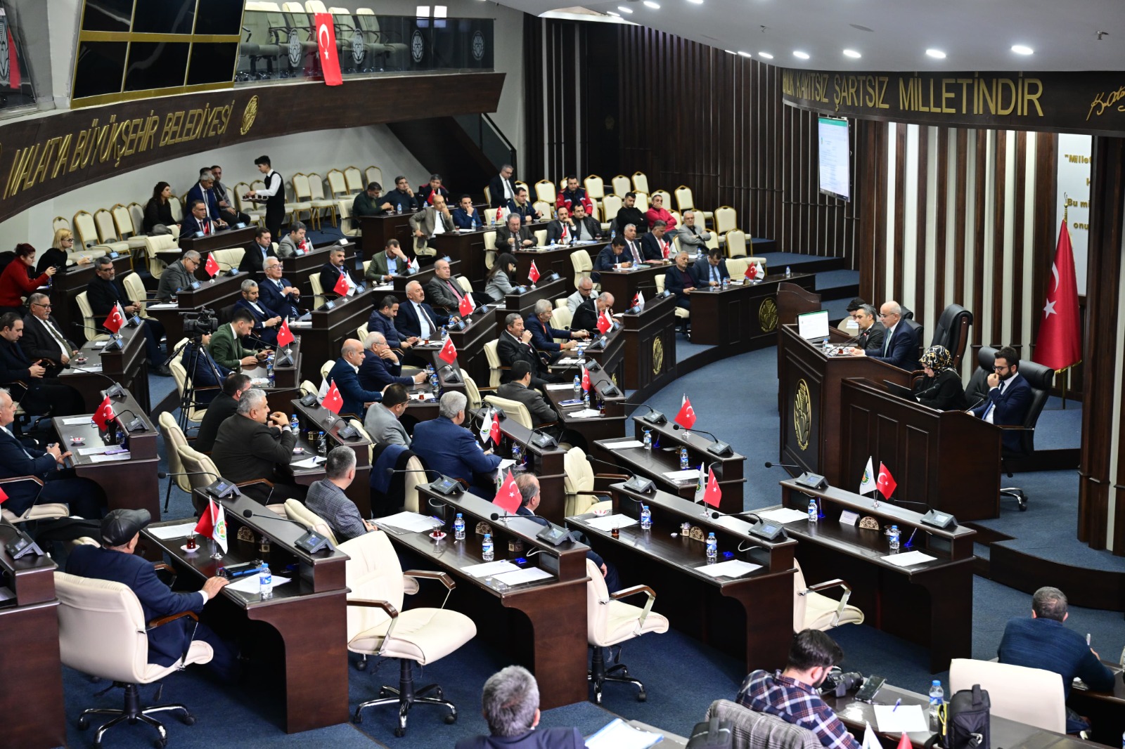 Malatya Büyükşehir Belediyesi 2025 yılının ilk toplantısını gerçekleştirdi. 