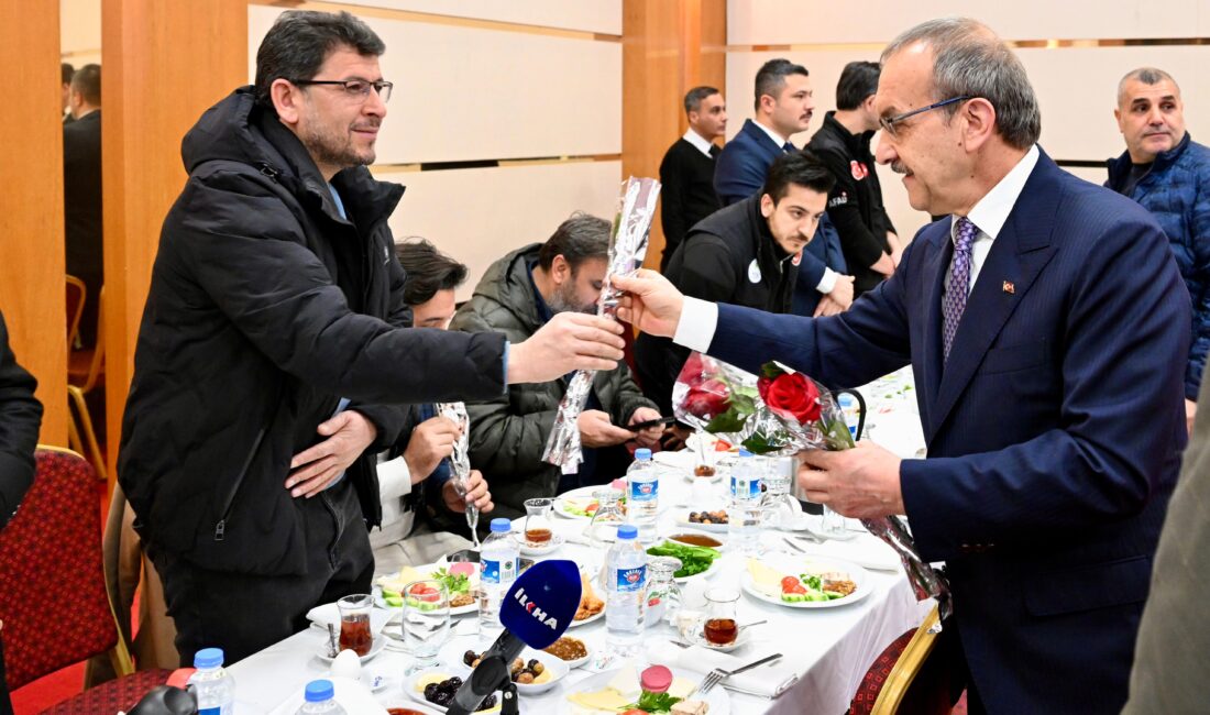 Malatya Valisi Seddar Yavuz 10 Ocak Gazeteciler Günü dolayısıyla basın