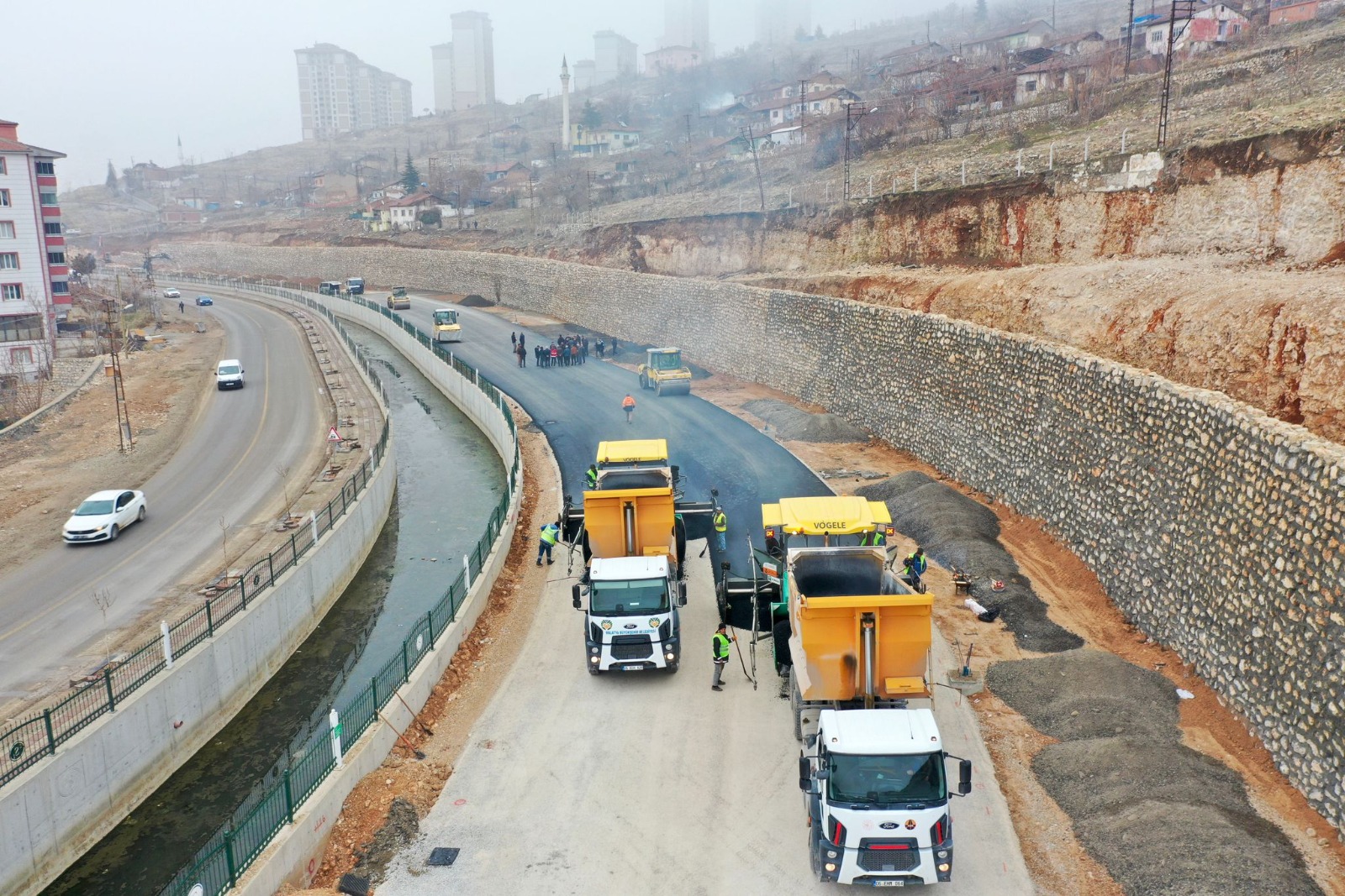 Malatya'nın trafiği için uzun çalışmalar sonrasında bitme aşamasına gelen Güney