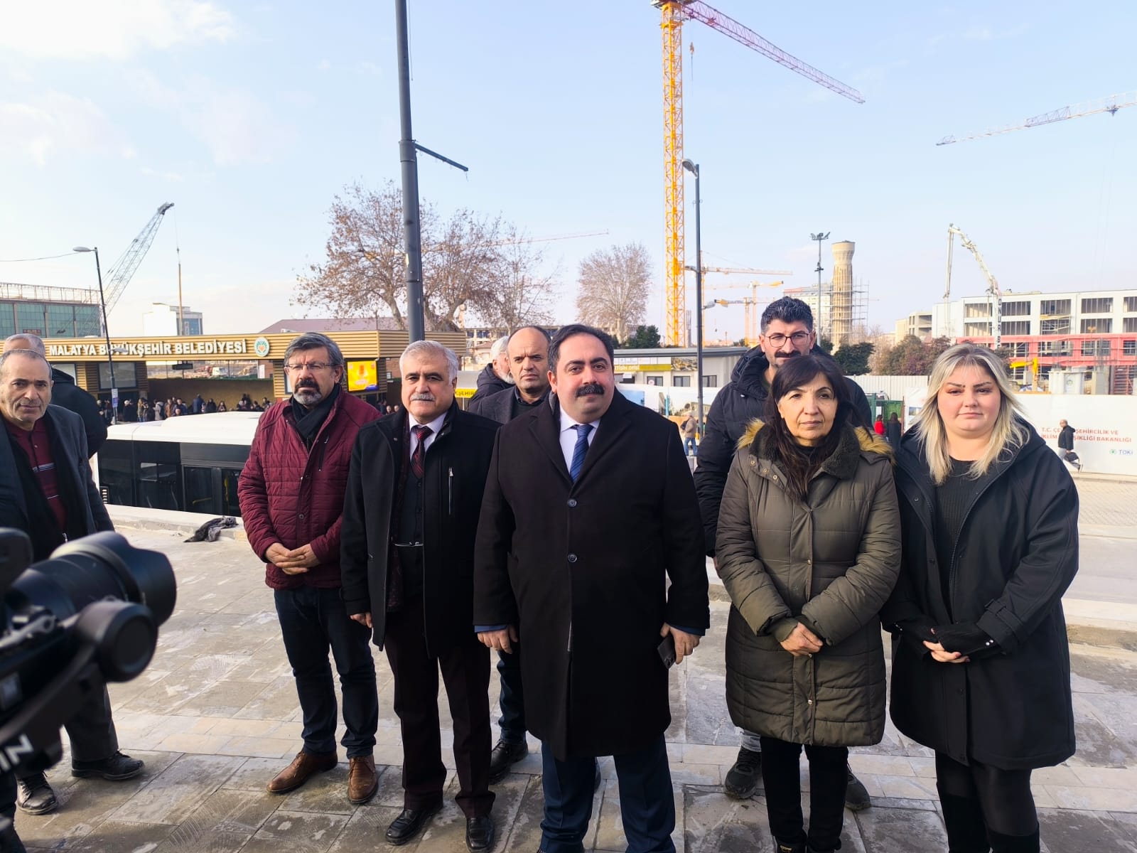 CHP Malatya İl Başkanı Barış Yıldız, Emlak Konut yetkililerinden bilgiler