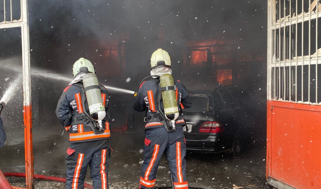 Malatya'nın Yeşilyurt ilçesi Özsan Sanayi Sitesi'nde yangın meydana geldi. 28