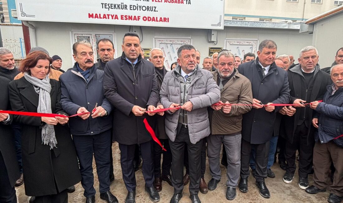Malatya’da 6 Şubat depremlerinde hizmet binaları yıkılan 20 odaya CHP
