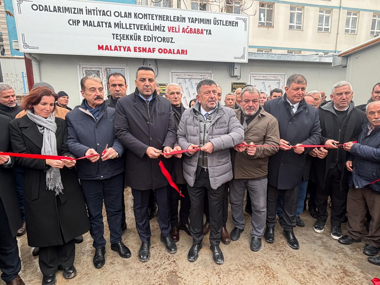 Malatya’da 6 Şubat depremlerinde hizmet binaları yıkılan 20 odaya CHP
