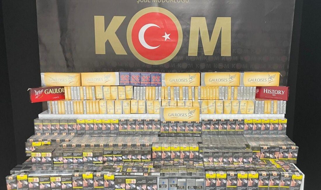 Malatya Emniyet Müdürlüğü tarafından kaçak sigara ve nargile tütünü satıcılarına