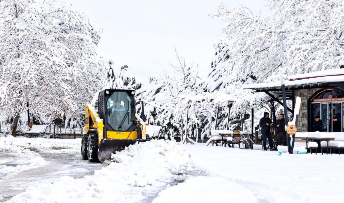 Malatya'da Çarşamba günü akşam saatlerinden itibaren etkili olan kar yağışı