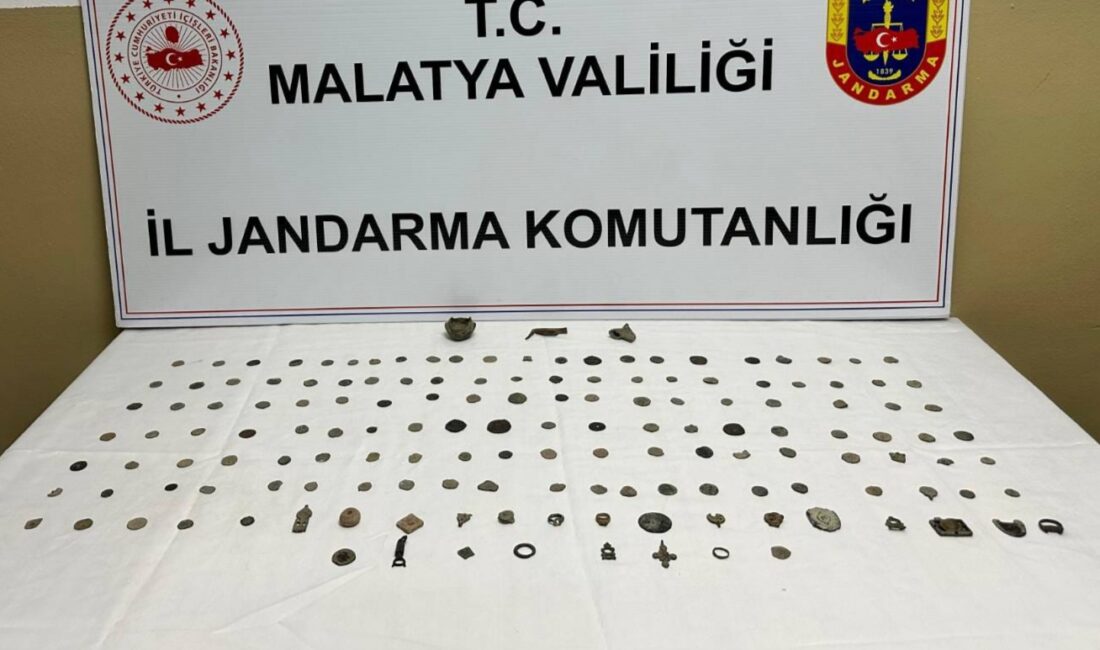 Malatya İl Jandarma Komutanlığı ekipleri tarafından tarihi eser kaçakçılığına yönelik