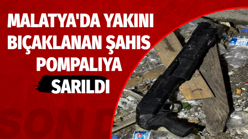 Battalgazi ilçesinde husumetliler arasında tartışma çıktı. Bıçakla yaralanan şahsın yakını
