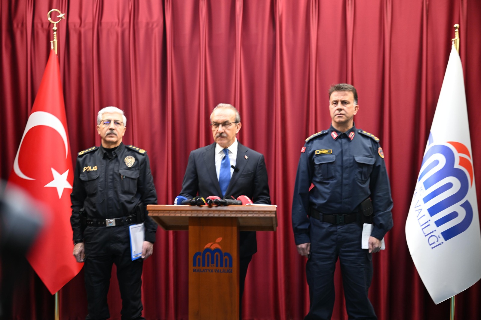 Malatya Valisi Seddar Yavuz, kent genelinde gerçekleşen asayiş olayları ile