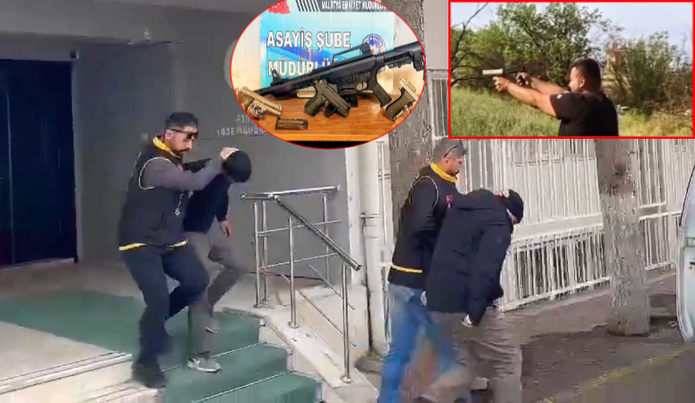 Malatya'da araçlarından kamuya açık alanda ateş ederken "Bizi kim ala