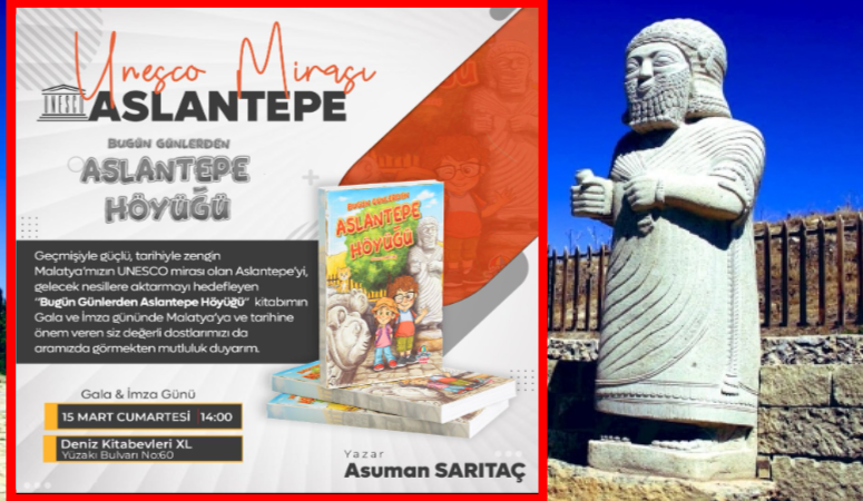 Malatya'nın UNESCO kültür mirası Arslantepe Höyüğü, çocuk kitabı aracılığıyla gelecek