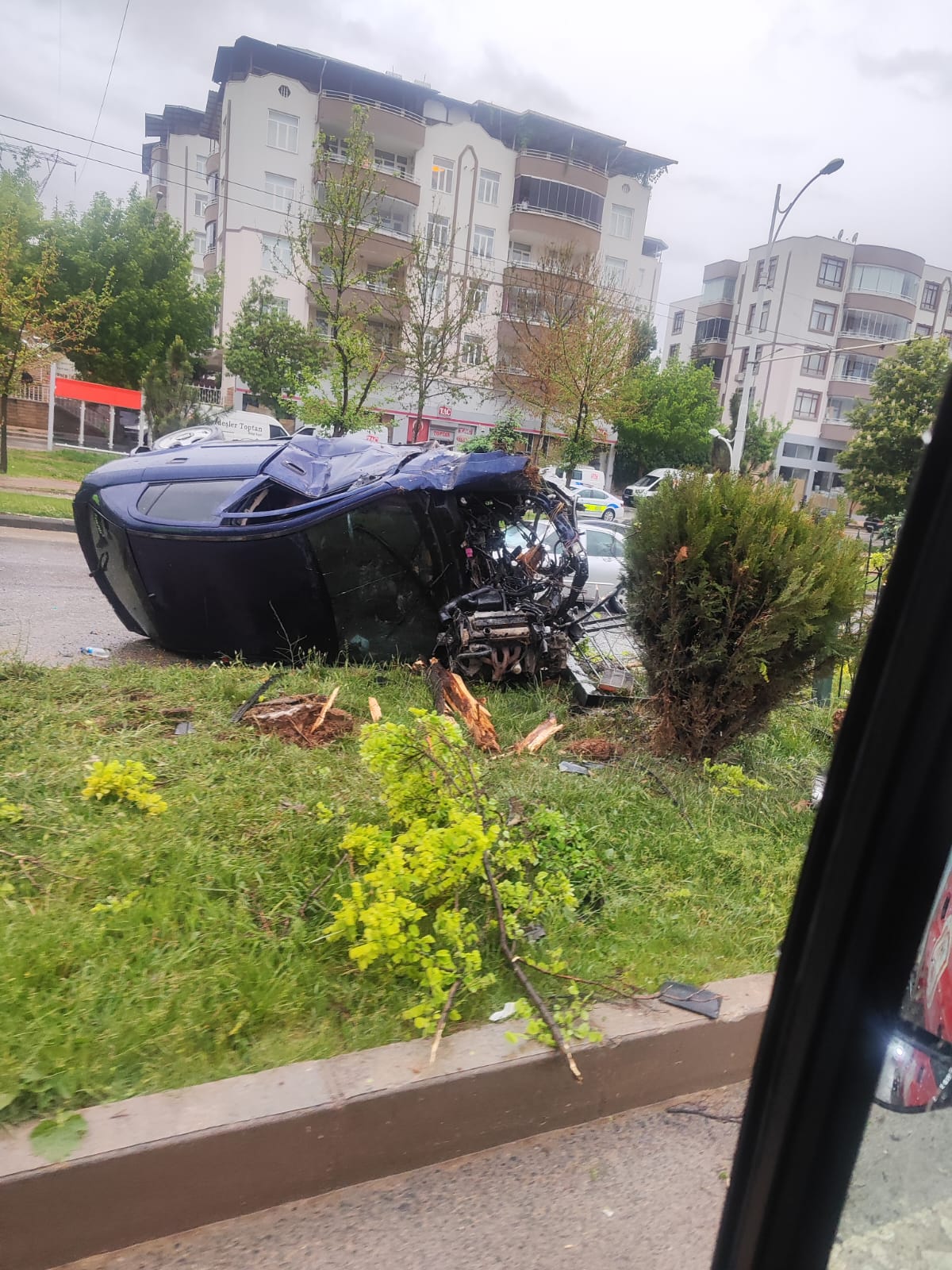 Battalgazi ilçesinde meydana gelen kazada 2 kişi yaralandı.