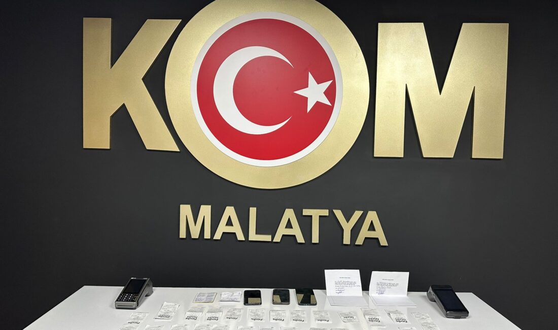 Malatya Emniyet Müdürlüğü ekipleri tarafından kuyumculuk adı altında tefecilik yapan