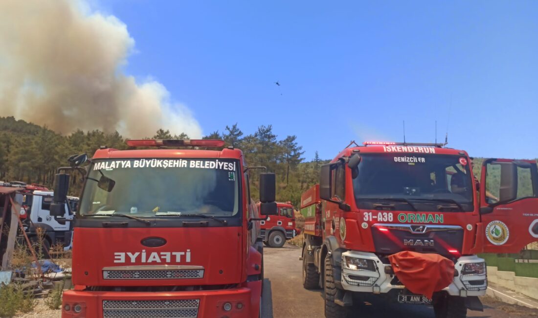 Malatya’dan Hatay’a Yangını Söndürmek İçin Gittiler Malatya İtfaiye Daire Başkanlığı tarafından Hatay'da devam eden yangını söndürmek