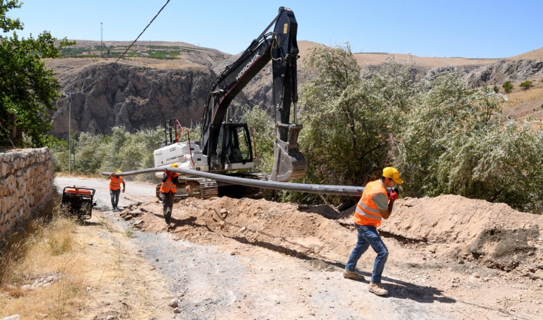 MASKİ’den Darende Ayvalı Mahallesi’ne 11 Bin 950 Metrelik İçme Suyu