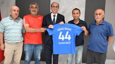 Hekimhan Belediyesi Girmanaspor yönetimi, Yeşilyurt Belediye Başkanı Prof. Dr. İlhan