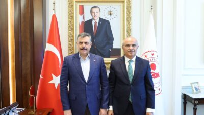 Malatya Büyükşehir Belediye Başkanı Sami Er, İçişleri Bakanı Mustafa Çiftçi’yi